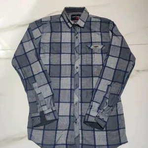 Casual Check Shirt Men