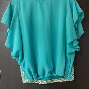 Tunic/top Lace & Chiffon Mixed