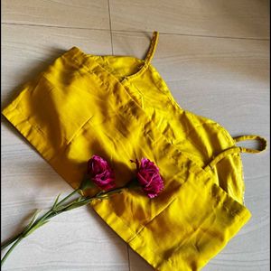 Mustard Colour Three Piece Set