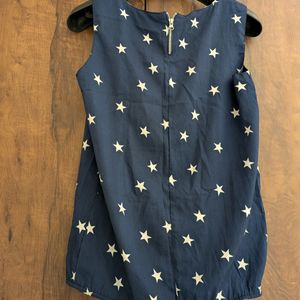 Blue Top With Star Pattern