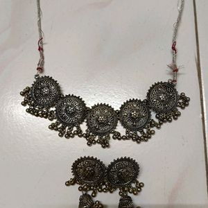 Oxidised Jwellery Set