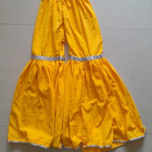 Haldi And Mehendi Sharara Suit