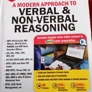 Verbal And Non-Verbal Reasoning Book Rs Aggarwal