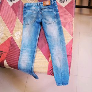 Blue Denim Jeans As New Has 2 Washes Only