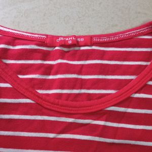 Strips Red T Shirt