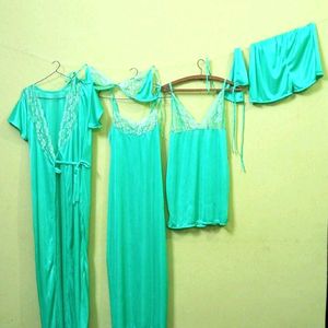 New/Unused Beautiful Combo Set Of 4 Night Suit