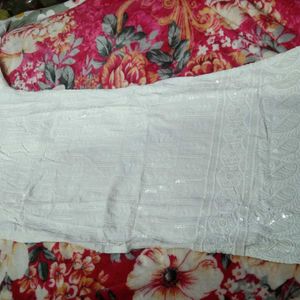 White Chikankari Kurta