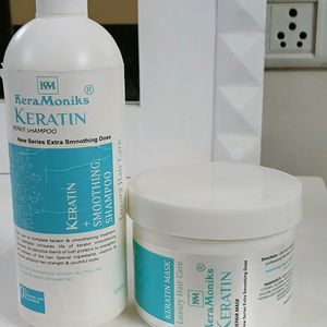 Keramoniks Keratin+Smoothening Shampoo&Conditioner