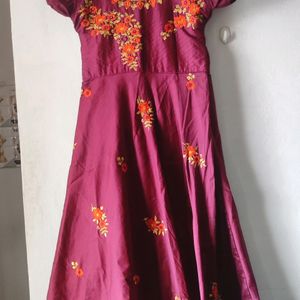 Long Dress With Attractive Duppatta