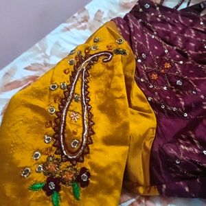 Half Pattu Frock