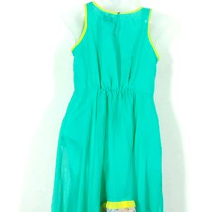 Mohr Green Sleeveless Fishcut Dress (Women)