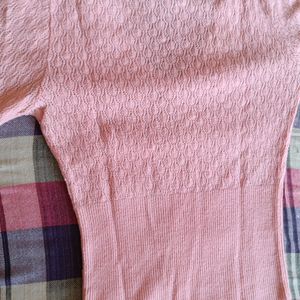 Cute Baby Pink Korean Top