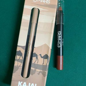 Mars Lip Crayon & Kajal Combo✨