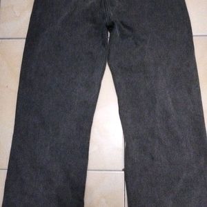 deep ash gray straight fit jeans