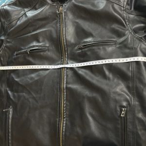 New D&G Branded Bikers Leather Stylish Jacket(3XL)