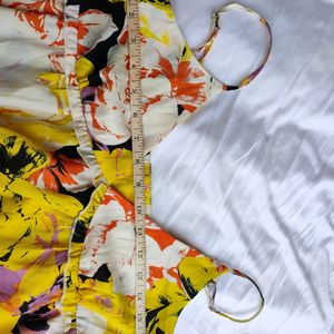 River Iceland Yellow Floral Dress