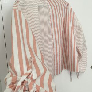 Shirt With Pink Strips