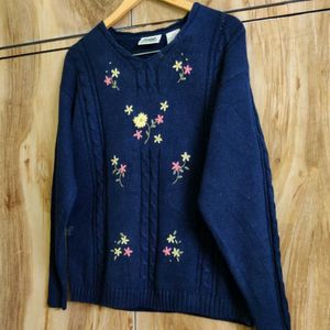 Dark Blue  & Black  Sweater Size-42 (Combo)