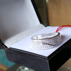 Diamond Ring💍Pure Silver✔