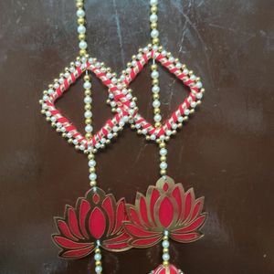 Beautiful Lotus Door Hangings