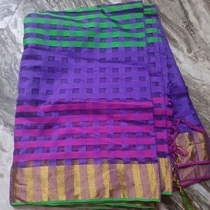 Multicolored Saree With Out Blouse