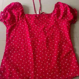 Red Unused branded Top