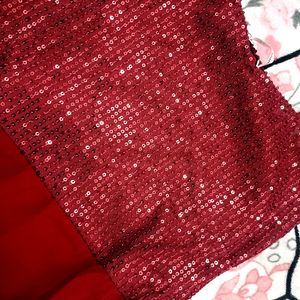 Pretty Maroon Dress| Party Wear|Pinterest| Shimmer