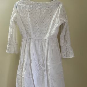 White Cotton Dress