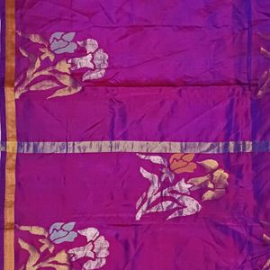 Purple Soft Silk Saree