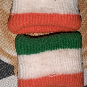 tri colour hand band of indian flag