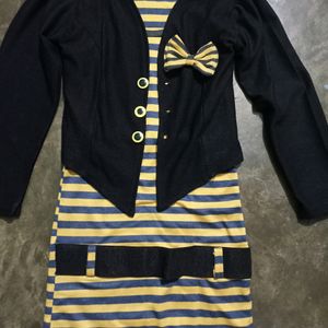 One-piece Dress With Jacket