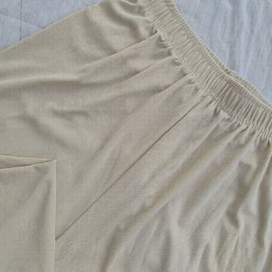 🌼Regular Fit Women Beige Trouser 🌼