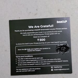BeatXP ₹500 coupon