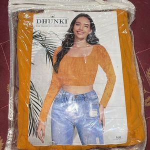 Dhunki Crop Top Premium quality