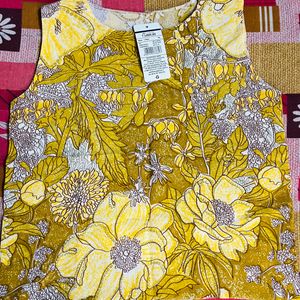 Yellow Floral Top