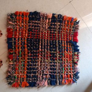 Doormat (made From Old Sarees)