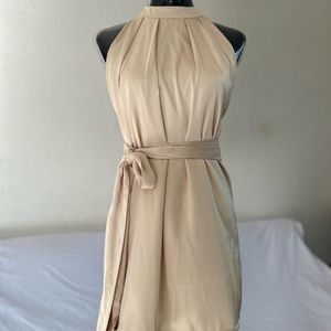 Elegant Satin Freesize Dress