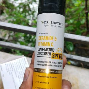 Dr. Sheth's Ceramide & Vitamin c Long lasting