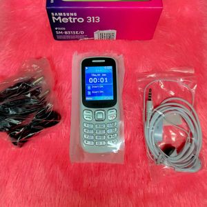 New SAMSUNG Metro 313 Dual Sim Keypad Mobile Phone