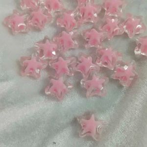 Star Charm 50 Pis Pink Colour