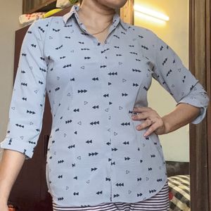 A Light Grey Shirt For Women