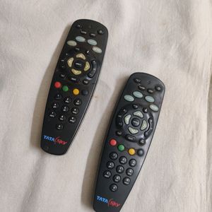 Tata Sky HD Set Top Box With 2 Remotes And Adaptor