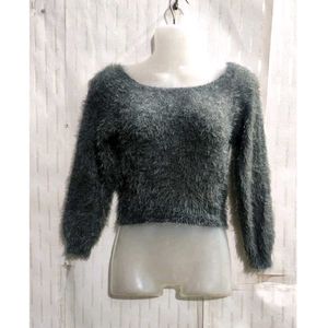 Very Soft Crop Sweater for Women's