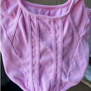 Corset Pink Top