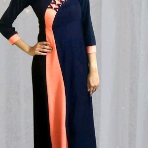 Partwear Maxi /Dress For College Wear