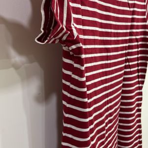 Pantaloons Red Striped Top