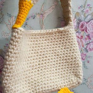 Pintresty Crochet Duck Bag 🛍️