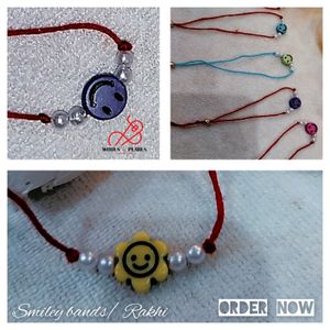 Smiley Bands / Rakhi Set Of 5