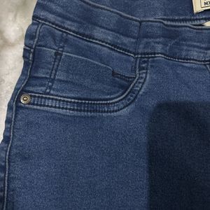 Blue Slim Fit Straight Jeans