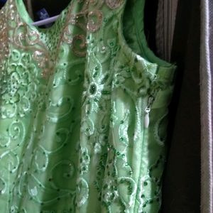 Beautiful Light Green Gown L Size